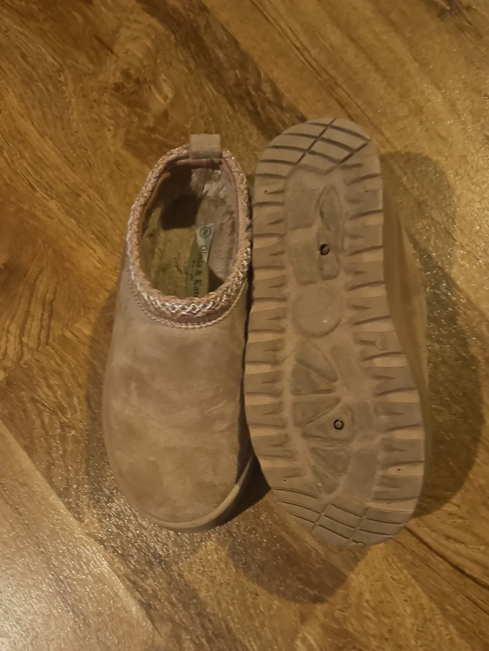 Olivia & Kate Mauve Platform Mules Size 2